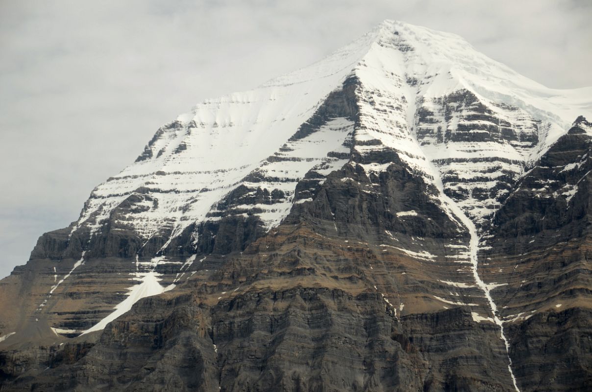 07 Mount Robson South Face From Helicopter On Flight To Robson Pass